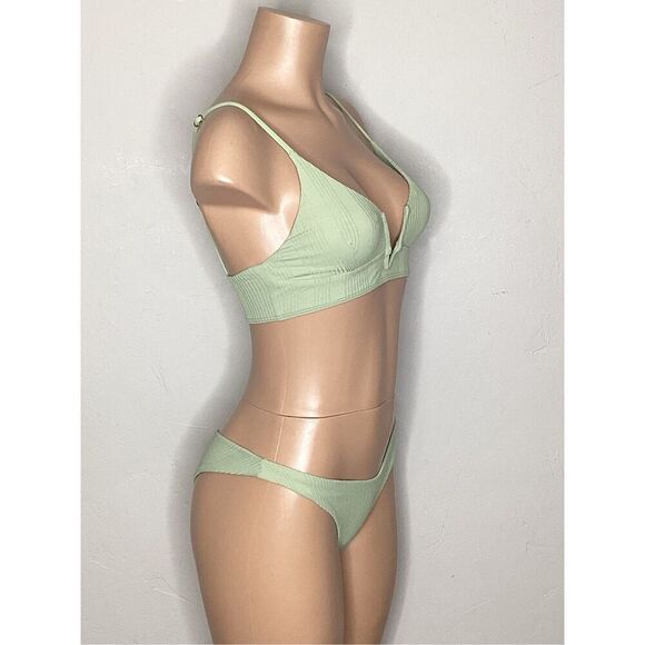 New. L*SPACE light green bikini. Small. Retails $214 - Picture 4 of 8